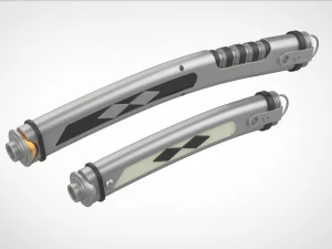 3д модель светового меча Асоки Тано 3D Принт Модель