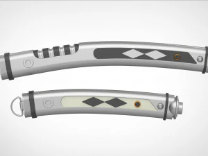 Ahsoka Tano Lightsaber 3d print model 3D Print Model
