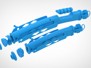 Ahsoka Tano Lightsaber 3d print model Modelo de Impressão 3D