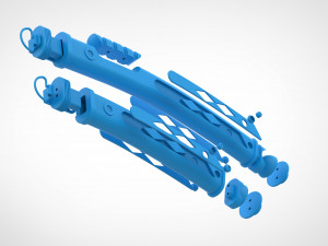 Ahsoka Tano Lightsaber 3d print model Modelo de Impressão 3D