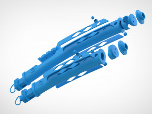 Ahsoka Tano Lightsaber 3d print model Modelo de Impressão 3D