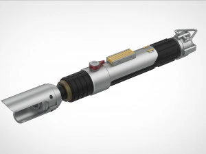 Sabine Wrens Lightsaber dari model cetak 3d seri Ahsoka 2023 Model Cetak 3D