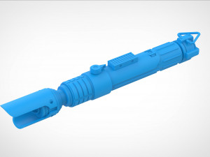 Sabine Wrens Lightsaber from the series Ahsoka 2023 3d print model Modelo de impresión 3D