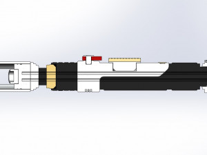 Sabine Wrens Lightsaber from the series Ahsoka 2023 3d print model Modelo de impresión 3D