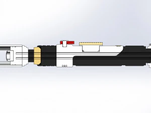 Sabine Wrens Sabre de luz da s&eacute;rie Ahsoka 2023 modelo de impress&atilde;o 3D Modelo de Impressão 3D