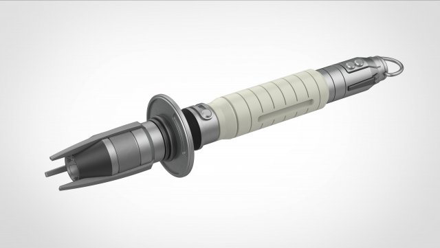 Shin Hatis Lightsaber from the series Ahsoka 2023 3d print model Modello di stampa 3D .c4d .max .obj .3ds .fbx .stl .blend 