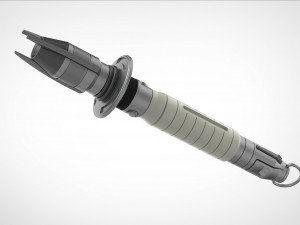 Shin Hatis Lightsaber from the series Ahsoka 2023 3d print model Modello di stampa 3D