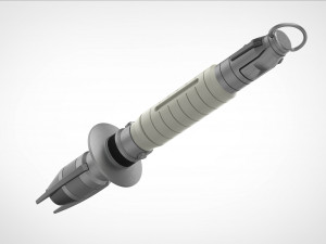 Shin Hatis Lightsaber from the series Ahsoka 2023 3d print model Modello di stampa 3D