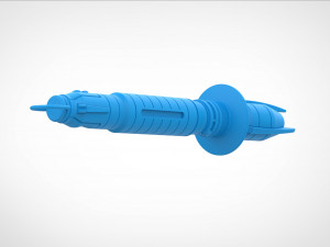 Shin Hatis Lightsaber from the series Ahsoka 2023 3d print model Modello di stampa 3D