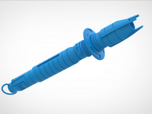 Shin Hatis Lightsaber from the series Ahsoka 2023 3d print model Modello di stampa 3D