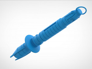 Shin Hatis Lightsaber from the series Ahsoka 2023 3d print model Modello di stampa 3D