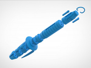 Shin Hatis Lightsaber from the series Ahsoka 2023 3d print model Modello di stampa 3D