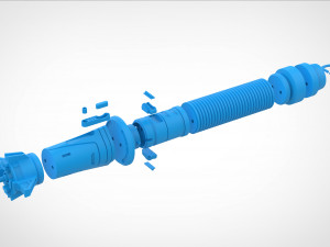 Baylan Skolls Lightsaber from the series Ahsoka 2023 3D 프린트 모델