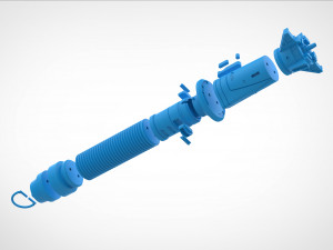 Baylan Skolls Lightsaber from the series Ahsoka 2023 3D 프린트 모델