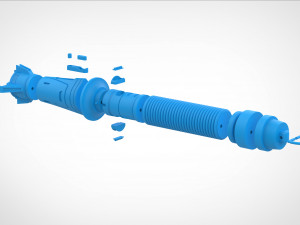 Baylan Skolls Lightsaber from the series Ahsoka 2023 3D 프린트 모델