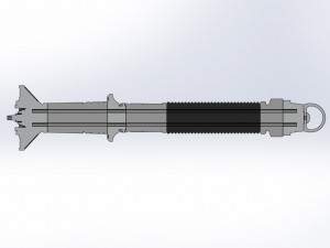 Baylan Skolls Lightsaber from the series Ahsoka 2023 3D 프린트 모델