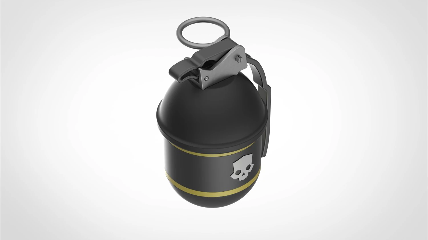 Grenade G-6 Frag from the Helldivers 2 3D Print Model .c4d .max .obj .3ds .fbx .stl .blend 