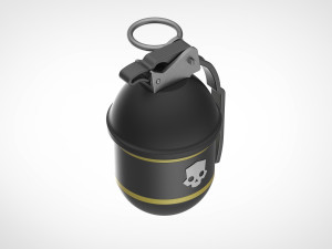 Grenade G-6 Frag from the Helldivers 2 3D Print Model