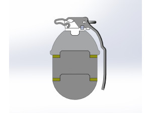 Grenade G-6 Frag from the Helldivers 2 Modelo de Impressão 3D