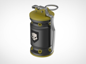 Grenade G-3 Smoke from the Helldivers 2 3D Baskı Modeli