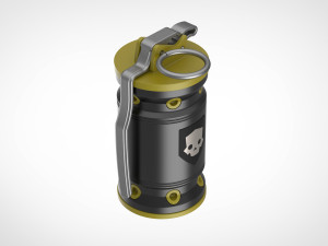 Grenade G-3 Smoke from the Helldivers 2 3D Baskı Modeli