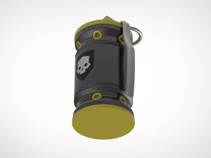 Grenade G-3 Smoke from the Helldivers 2 3D Baskı Modeli