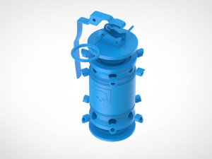 Grenade G-3 Smoke from the Helldivers 2 3D Baskı Modeli