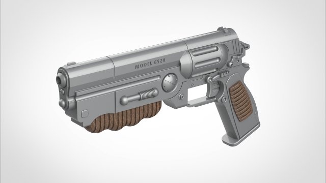 Colt 6520 from the tv series Fallout 2024 3D प्रिंट मॉडल .c4d .max .obj .3ds .fbx .stl .blend 