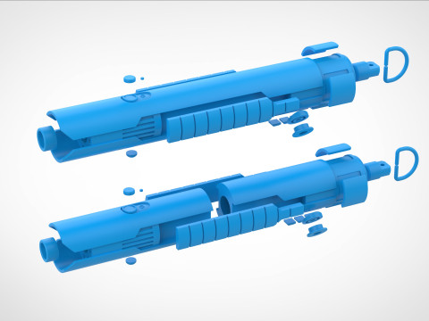 Master Sol Lightsaber from the series Acolyte 2024 3D-printmodel