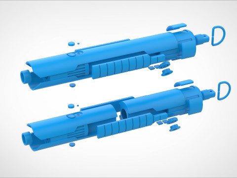 Master Sol Lightsaber from the series Acolyte 2024 3D-printmodel