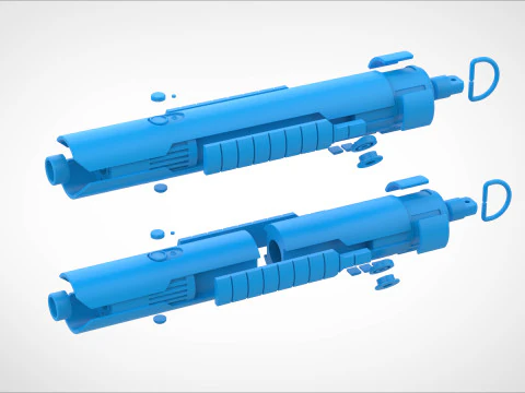 Mestre Sol Sabre de Luz da s&eacute;rie Acolyte 2024 Modelo de Impressão 3D
