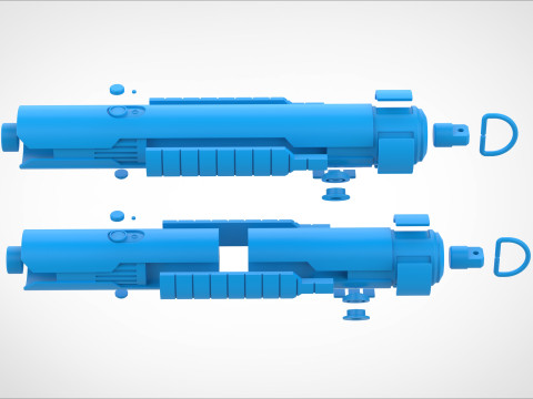 Master Sol Lightsaber from the series Acolyte 2024 3D-printmodel