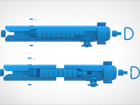 Master Sol Lightsaber from the series Acolyte 2024 3D-printmodel