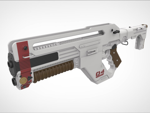 Pulse Rifle F44 from the Alien Romulus 2024 3D-printmodel