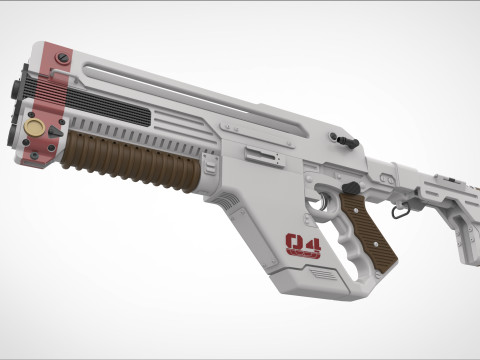 Pulse Rifle F44 from the Alien Romulus 2024 3D Print Model