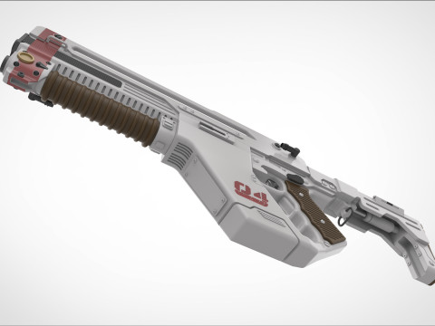 Pulse Rifle F44 from the Alien Romulus 2024 3D Print Model