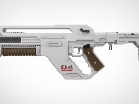 Pulse Rifle F44 from the Alien Romulus 2024 3D Print Model