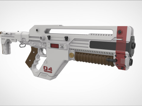 Pulse Rifle F44 from the Alien Romulus 2024 3D Print Model