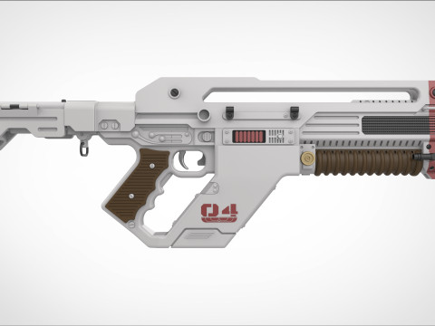 Pulse Rifle F44 from the Alien Romulus 2024 3D Print Model