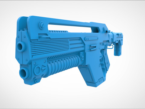 Pulse Rifle F44 from the Alien Romulus 2024 3D Print Model