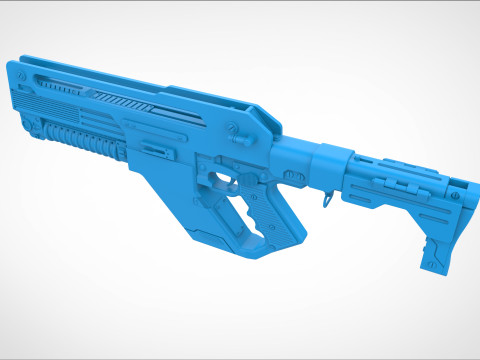 Pulse Rifle F44 from the Alien Romulus 2024 3D Print Model