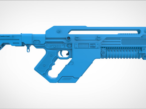 Pulse Rifle F44 from the Alien Romulus 2024 3D Print Model