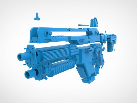 Pulse Rifle F44 from the Alien Romulus 2024 3D Print Model