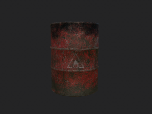 dirt barrel 3D Model