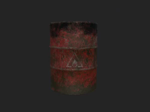 dirt barrel 3D Model