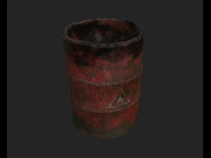 dirt barrel 3D Model