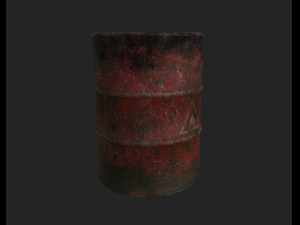 dirt barrel 3D Model