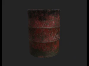 dirt barrel 3D Model