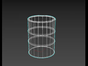 dirt barrel 3D Model