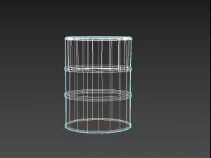 dirt barrel 3D Model